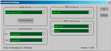 MultitrackStudio Setup Dialog