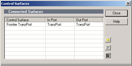 SONAR Control Surfaces