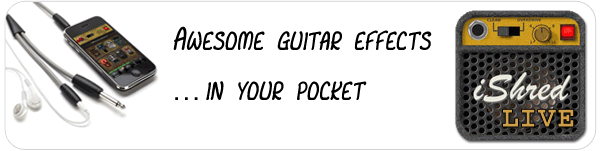 iShred LIVE - Awesome guitar effects... in your pocket
